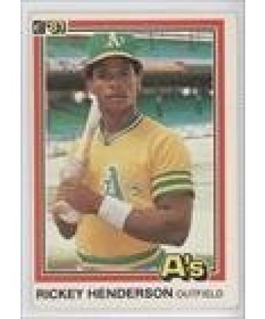 1981 Donruss Baseball Card #119 Rickey Henderson