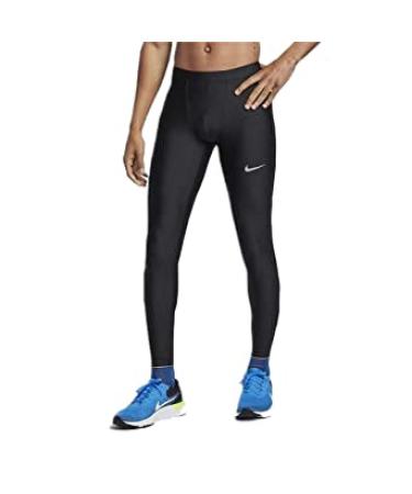 Nike Mens DRI-FIT Running Power Tight Fit Leggings Black