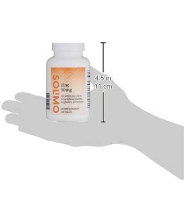 Solimo Zinc 30mg 300 Tablets - Ten Month Supply | High Quality Amazon Brand - Buy Online on GoSupps.com