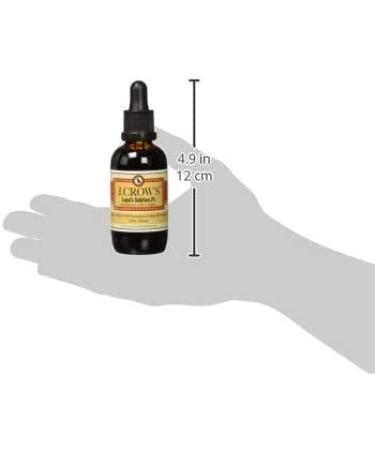 J.Crow's Lugol's Iodine Solution - 2 oz | Potassium Iodide Supplement - Buy Online on GoSupps.com