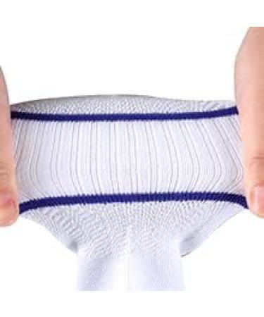 COOVAN Men's Ankle Socks - 6 Pairs Breathable Cushion Running Low Cut Socks with Ankle Support - White - Buy Online on GoSupps.com