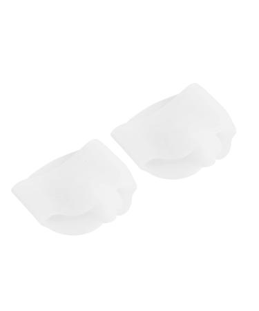 Anggrek Hallux Valgus Corrector Hallux Valgus Corrector SEBS BUNION Straightener Hallux Valgus corrector toe protection foot care pain relief toe (white)