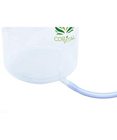 Organic Coffee Enema Kit for Colon Cleanse - Complete Set with BPA Free Bucket & Red Tube | Effective Enemas for Constipation | Home Enema Kit - Buy Online on GoSupps.com