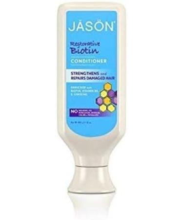 JASON Organic Biotin Shampoo & Conditioner Set - 16 fl. oz. for Hair Growth & Loss Prevention - Buy Online on GoSupps.com