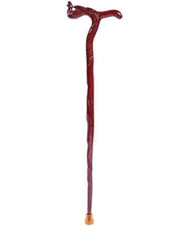 Wooden Cane Rosewood Faucet Crutches Old People Sticks Walking Sticks Walkers Gifts WoodenCanes for Men and Women decorate Selfless dedication