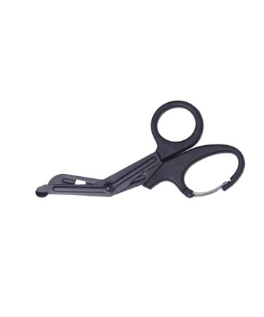 Feloyal Scissors Medical Scissors EMT Bent 7.7 inch Matt Titan-coated stainless steel association scissors or gauze for doctor or nurse emergency room or outdoor camp (black) - Buy Online on GoSupps.com