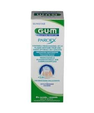 GUM Paroex mouthwash 0.06% CHX 500ml pack of 2 (2x 500ml)