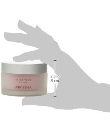 Arcona Triad Toner Pads - Pore Minimizer & Exfoliating Face Pads with Cranberry Extract, Rice Milk, Witch Hazel, Grape Seed Extract, Vitamins C & E - 45 Count - Made in USA - Buy Online on GoSupps.com