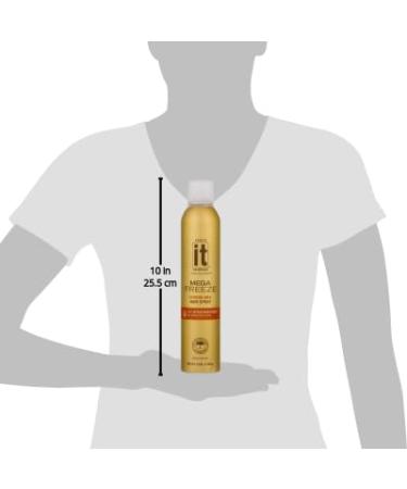  it Mega Freeze Hair Spray Extreme Hold Nourishing UV Protection 10 oz (pack of 1) - Buy Online on GoSupps.com