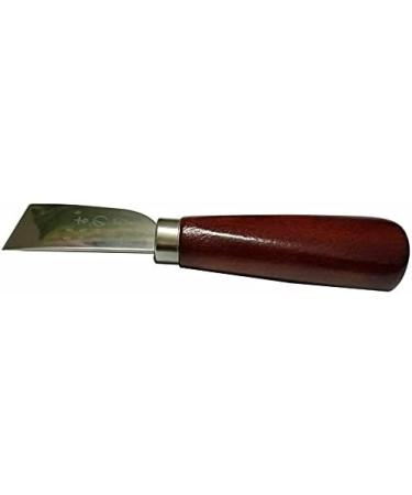 Dujiso Leather Cutting Knife with Wooden Handle - Ideal for DIY Leathercraft | Leather Working Tool for Precision Cutting - Buy Online on GoSupps.com