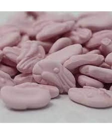 Old Timers Traditional Raspberry Flavoured Foam Shrimps by Barratt in Reusable Victorian Style Sweet Jar 970 millilitres 450 grams - Buy Online on GoSupps.com