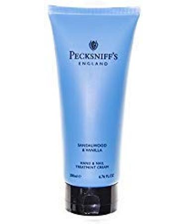 Pecksniffs Hand & Nail Treatment Cream 6.76 Fl.Oz. From England (Sandalwood and Vanilla)