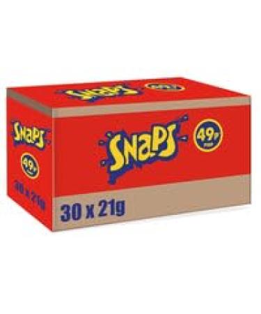 Smiths Snaps Spicy Tomato 21g PMP (Case of 30 Bags) 630 g (Pack of 1)
