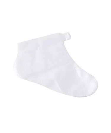 Lot de 200 protections de bain en cire de paraffine avec autocollants couvre-pieds en plastique pais sacs th rapeutiques jetables pour spa p dicure traitement la cire chaude chaussures d'essai One size fits all
