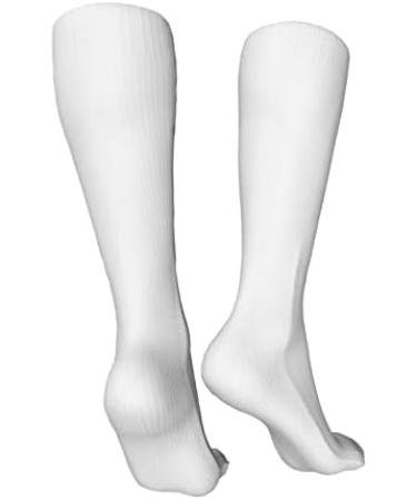 Fashion Compression Socks - Performance Polyester Athletic Crew Socks for Running - Green Eggshell_16 - Buy Online on GoSupps.com