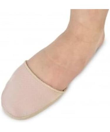 Fresco Breathable Gel Lined Foot Covers - Comfortable Half Sleeve Forefoot Toe Cushions for Pain Relief - Large Size Ballet Socks - Buy Online on GoSupps.com