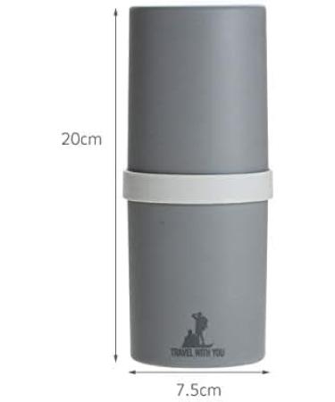 Buy Blue Plastic Toothbrush Cup - Portable Travel & Household Tooth Storage Set - Buy Online on GoSupps.com