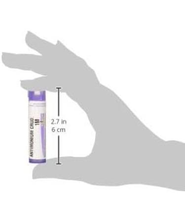 Boiron Antimonium Crudum 1M - Relieve Indigestion & Nausea from Overeating - 80 Pellets - Shop Internationally - Buy Online on GoSupps.com