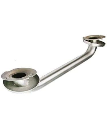 2 Pack 12 inch Stainless Steel Bath Grab Bar Shower Safety Handle for Bathtub Toilet Bathroom Stairway Handrail 12in x 1.25in Concealed Flanges 400lbs Loading Capacity - Buy Online on GoSupps.com