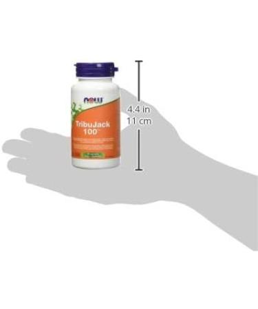 Now Tribujack 100 60 Veg Capsules Unflavoured 60 count (Pack of 1) - Buy Online on GoSupps.com