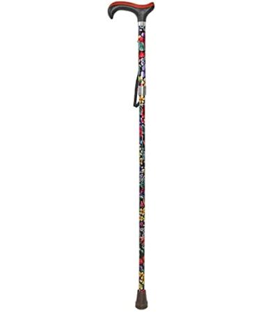 Walking Stick Cane Elderly Crutches T-handle 4 Retractable Walking Stick Adjustment Range of 81.5 Cm -91.5 Cm Run forward