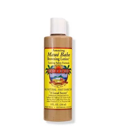 Maui Babe Browning Lotion Tanning Salon Formula 8.0 oz