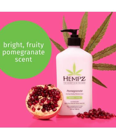 Hempz Pomegranate Herbal Body Moisturizer 17.0 oz - Transform Your Style with the Best Innovation Today! - Buy Online on GoSupps.com
