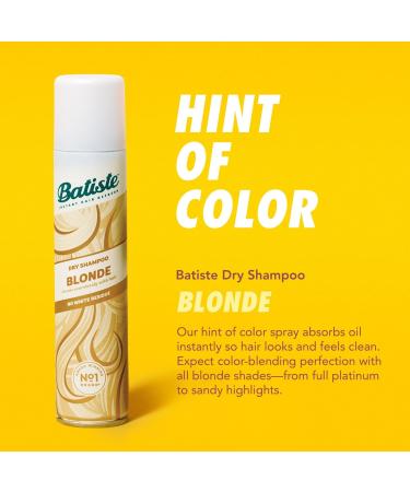 Batiste Hint of Color Dry Shampoo - Brilliant Blonde 4.23 oz - Transform Your Style with the Best Innovation Today! - Buy Online on GoSupps.com