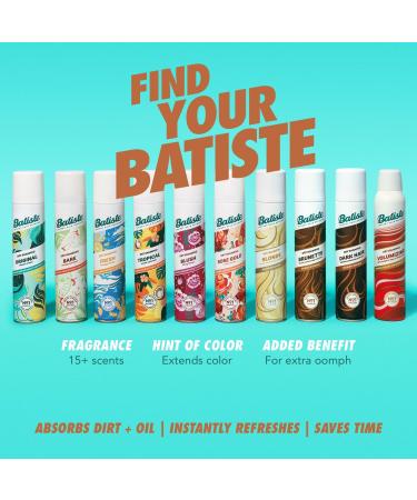 Batiste Hint of Color Dry Shampoo - Beautiful Brunette 3.81 oz - Transform Your Style with the Best Innovation Today! - Buy Online on GoSupps.com