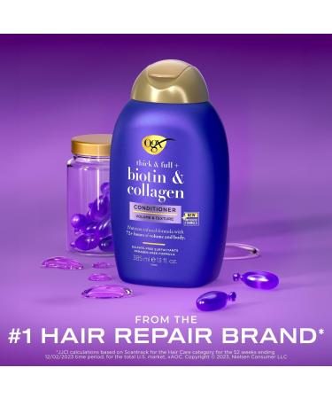OGX Thick & Full Biotin & Collagen Conditioner 13.0 oz - Transform Your Style with the Best Innovation Today! - Buy Online on GoSupps.com