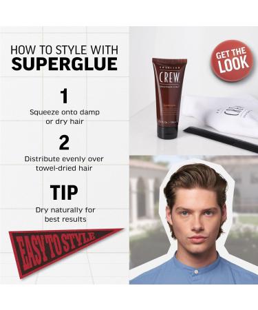 Discover American Crew Superglue 3.3 oz - Elevate Your Style Instantly! - Buy Online on GoSupps.com