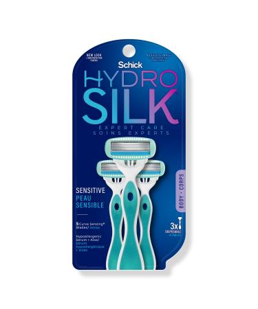 Schick Hydro Silk Womens Disposable Razors 3 ct