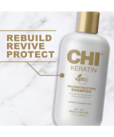 Discover Chi Keratin Reconstructing Shampoo 12.0 oz - Elevate Your Style Instantly! - Buy Online on GoSupps.com