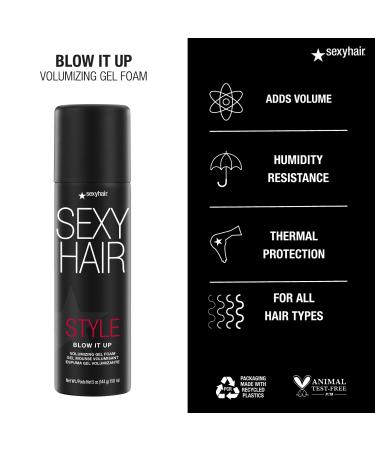 Discover Sexy Hair Style Sexy Hair Blow It Up Volumizing Gel Foam 5.0 oz - Elevate Your Style Instantly! - Buy Online on GoSupps.com