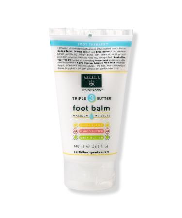 Earth Therapeutics Triple Butter Intensive Foot Balm 5.0 oz