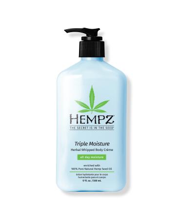 Hempz Triple Moisture Herbal Whipped Body Creme 17.0 oz