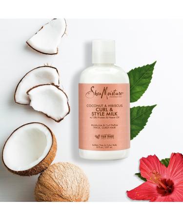 Discover SheaMoisture Coconut & Hibiscus Curl & Style Milk 8.0 oz - Elevate Your Style Instantly! - Buy Online on GoSupps.com