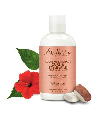 Discover SheaMoisture Coconut & Hibiscus Curl & Style Milk 8.0 oz - Elevate Your Style Instantly! - Buy Online on GoSupps.com