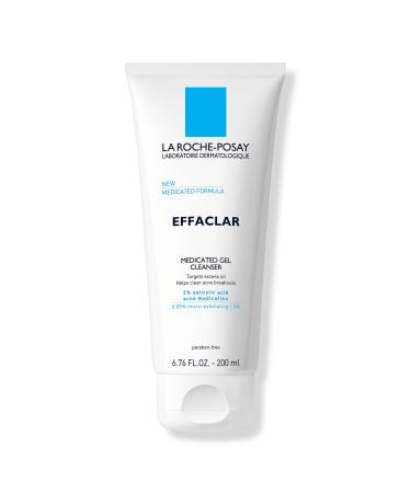 La Roche-Posay Effaclar Medicated Gel Cleanser for Acne Prone Skin 6.76 oz
