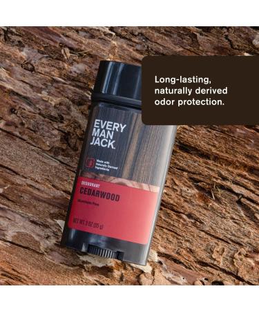 Every Man Jack Cedarwood Men's Long-Lasting Deodorant 3.0 oz - Discover Premium Quality Shop now! - Buy Online on GoSupps.com