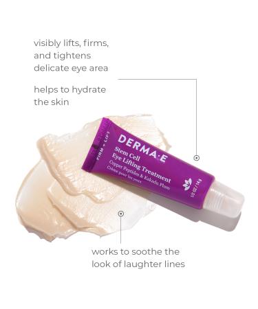 Discover DERMA E Stem Cell Eye Lifting Treatment with Copper Peptides 0.5 oz - Elevate Your Style Instantly! - Buy Online on GoSupps.com