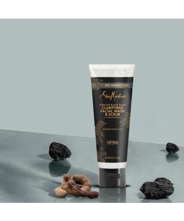 SheaMoisture African Black Soap Problem Skin Facial Wash & Scrub 4.0 oz - Discover Premium Quality Shop now! - Buy Online on GoSupps.com