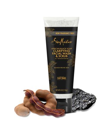 SheaMoisture African Black Soap Problem Skin Facial Wash & Scrub 4.0 oz - Discover Premium Quality Shop now! - Buy Online on GoSupps.com