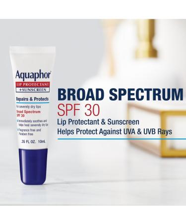 Aquaphor Lip Repair + Protect Broad Spectrum SPF 30 0.3 oz - Transform Your Style with the Best Innovation Today! - Buy Online on GoSupps.com
