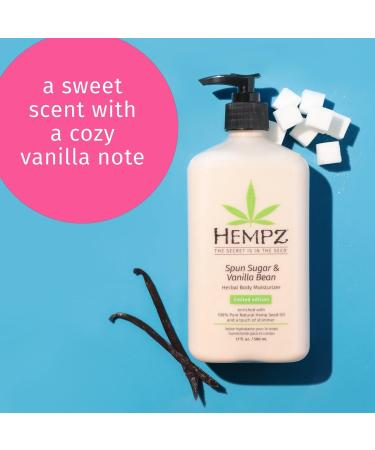 Discover Hempz Limited Edition Spun Sugar & Vanilla Bean Herbal Body Moisturizer 17.0 oz - Elevate Your Style Instantly! - Buy Online on GoSupps.com