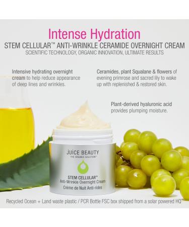 Discover Juice Beauty STEM CELLULAR Anti-Wrinkle Ceramide Overnight Cream 1.7 oz - Elevate Your Style Instantly! - Buy Online on GoSupps.com