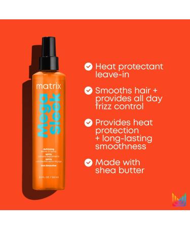 Discover Matrix Mega Sleek Iron Smoother Defrizzing Leave-In Conditioner Spray 8.5 oz - Elevate Your Style Instantly! - Buy Online on GoSupps.com
