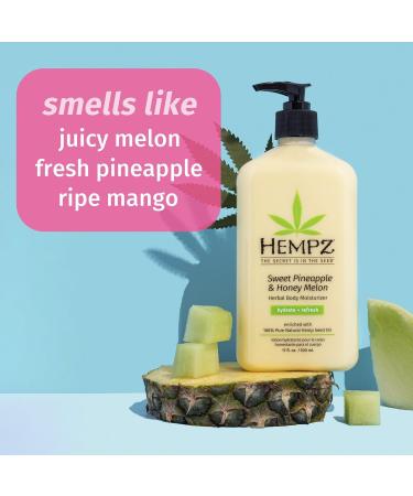 Discover Hempz Sweet Pineapple & Honey Melon Herbal Body Moisturizer 17.0 oz - Elevate Your Style Instantly! - Buy Online on GoSupps.com