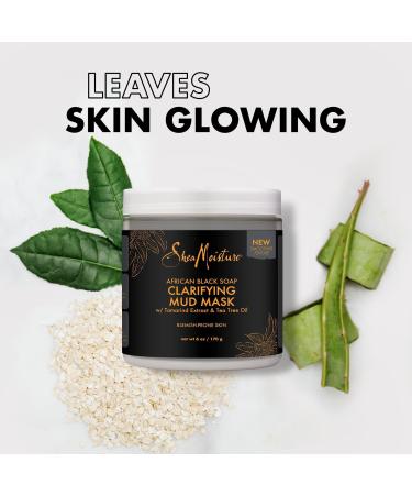 SheaMoisture African Black Soap Clarifying Mud Mask 6.0 oz - Transform Your Style with the Best Innovation Today! - Buy Online on GoSupps.com