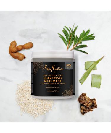 SheaMoisture African Black Soap Clarifying Mud Mask 6.0 oz - Transform Your Style with the Best Innovation Today! - Buy Online on GoSupps.com